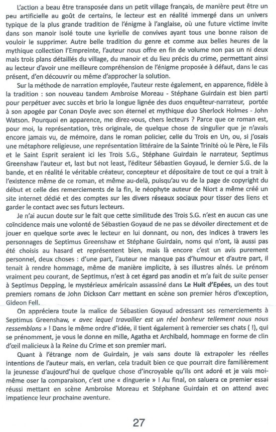Article 3 Fanzine Noir Kaolin N°52 01/03/2025